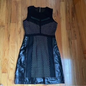 RACHEL Rachel Roy Black and White Mini Dress